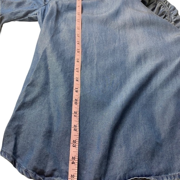 Beach lunch lounge denim top size Small - Picture 7 of 8